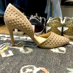 French connection beige heel